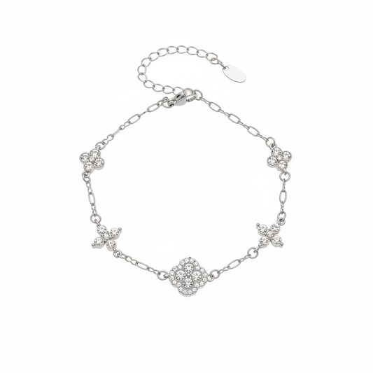 Zircon Clover Jewelry Set