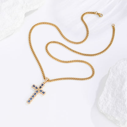 Radiant Cross Necklace