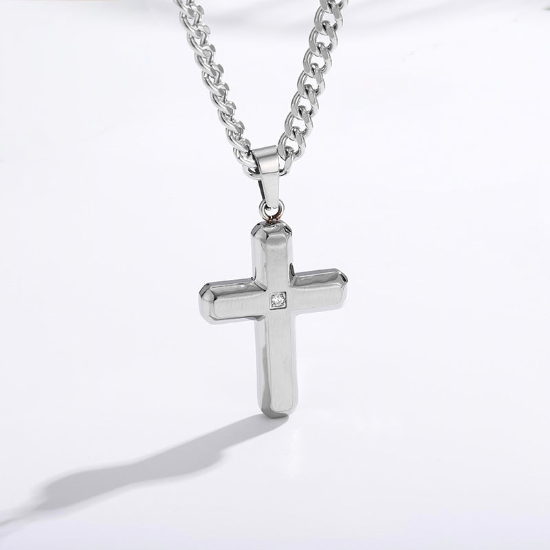 Polished Silver Cross