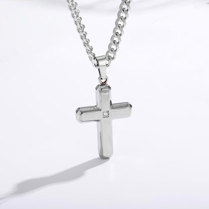Polished Silver Cross