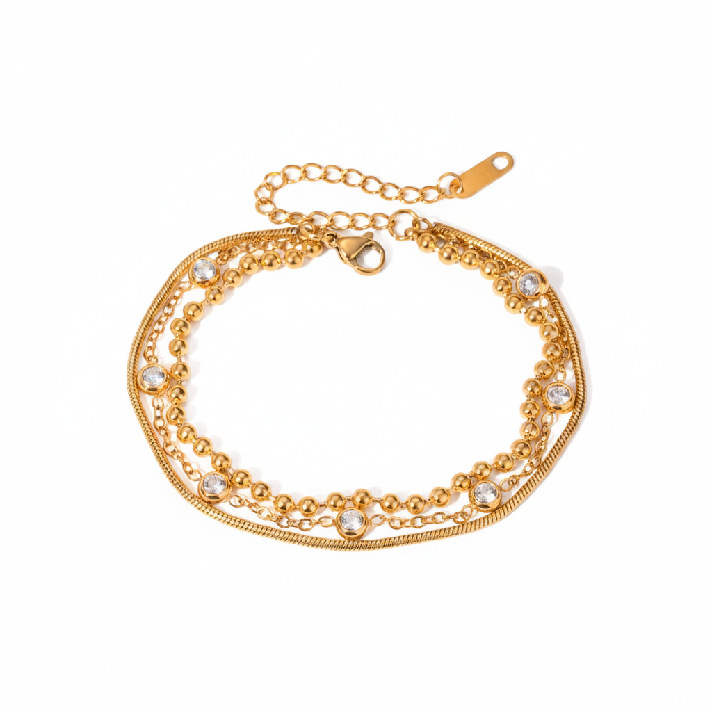 🎁 Layered Zircon Bracelet (100% off)
