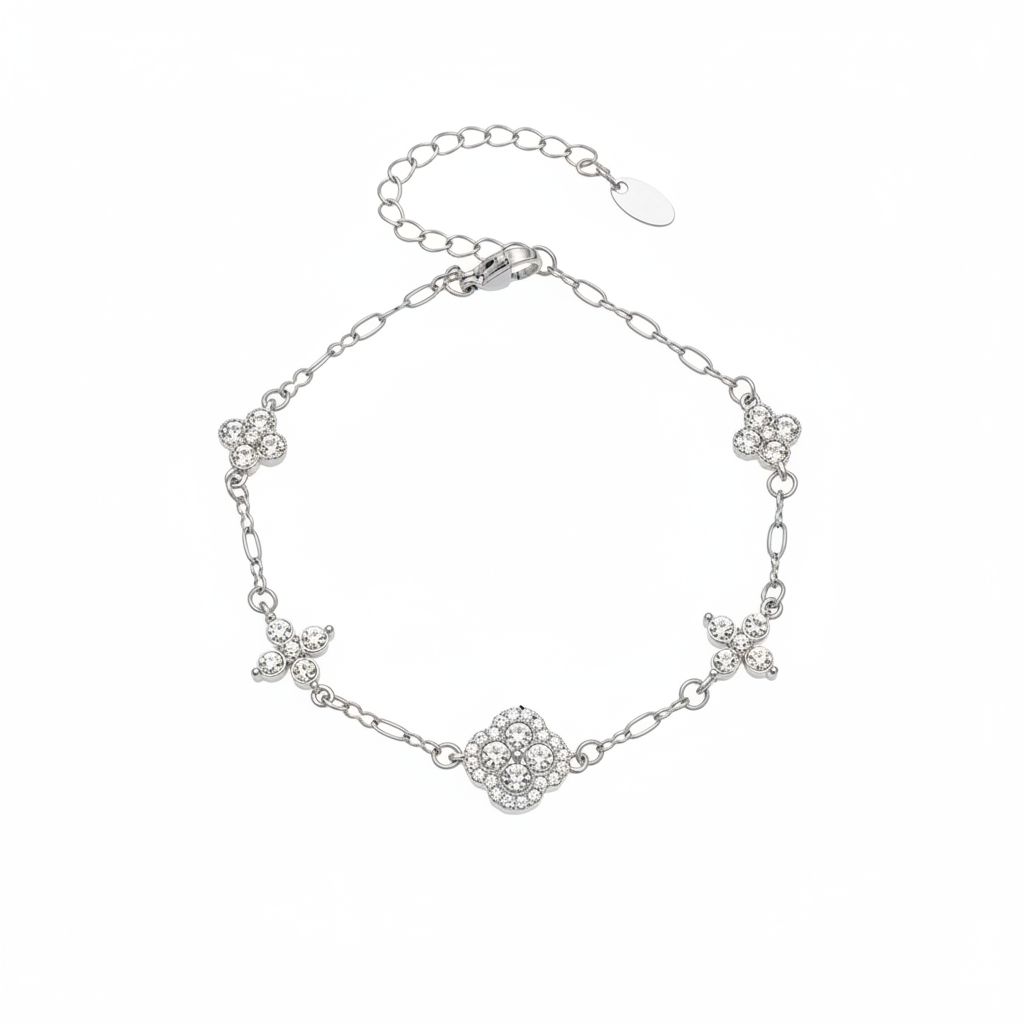 Zircon Clover Jewelry Set